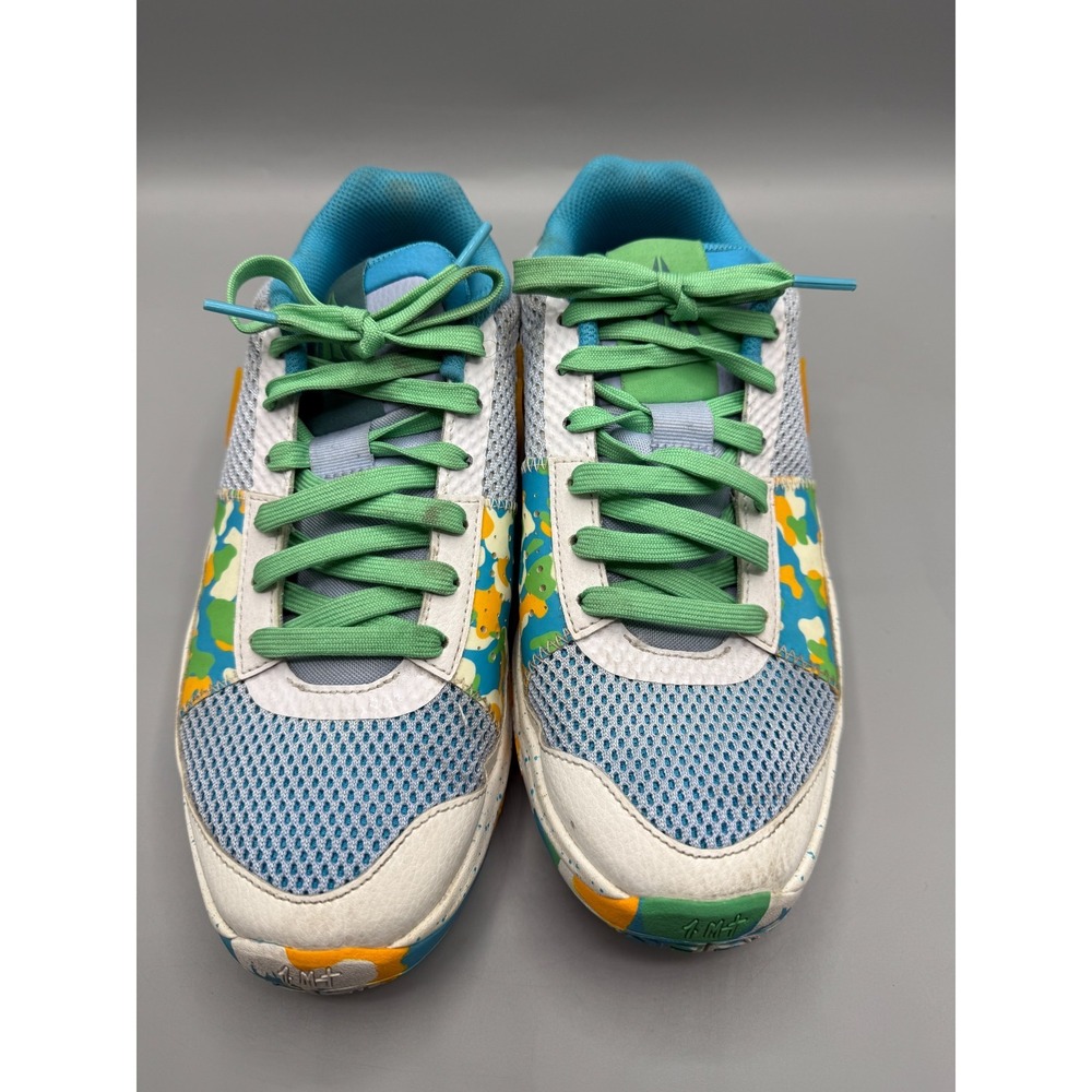 Nike Ja 1 Low Sundial White/Green/Blue/Gold Athletic Shoes Sneakers Size 6.5Y - Picture 7 of 16
